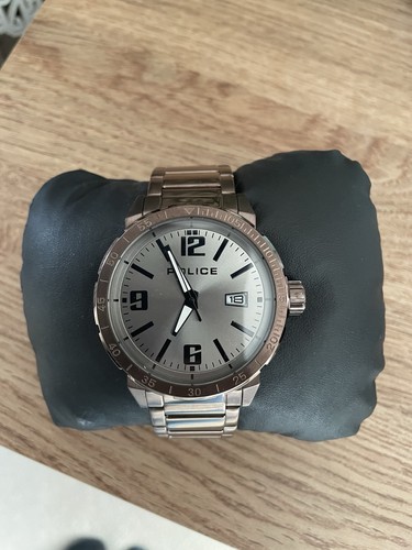 Police brown stainless steel - police,