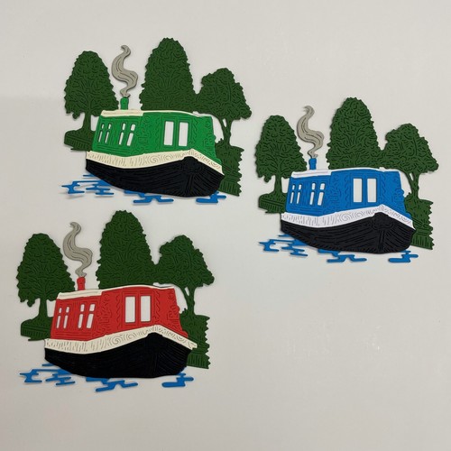 Layered narrowboat canal - narrowboat,