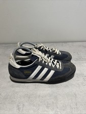 Adidas Originals Dragon Mens Blue White Terrace Sneakers Shoes UK8