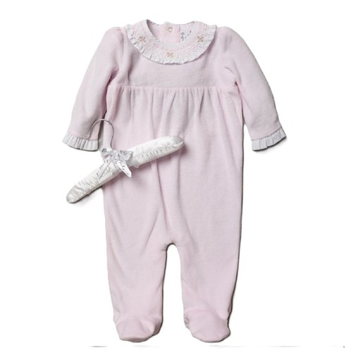 Baby girl velour - baby, sleepsuit