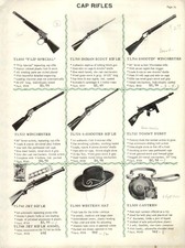 1962 PAPER AD Toy cap gun