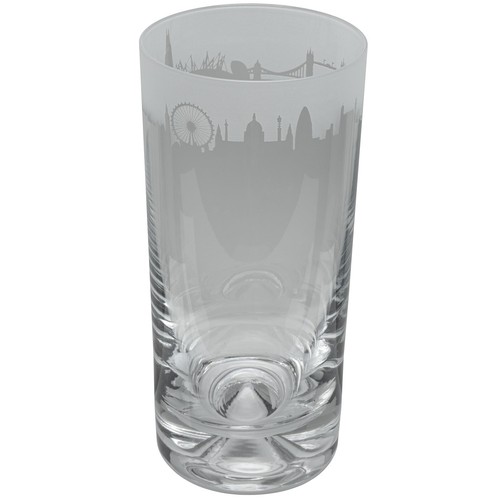 Engraved glass tumbler london - engraved,