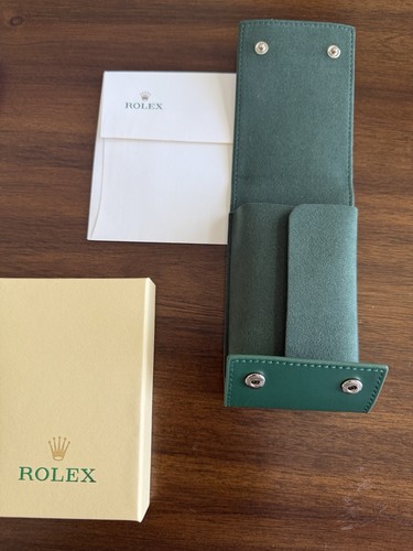 Rolex case leather - case,