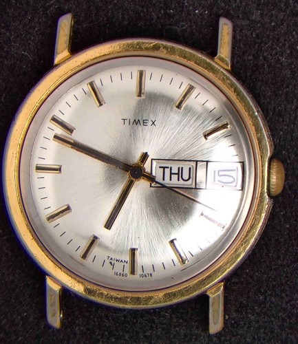 Timex silver sunburst dial - gb,