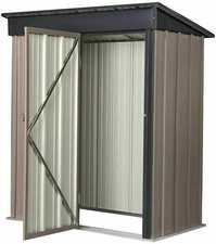 5 x 3ft Garden Shed Galvanised