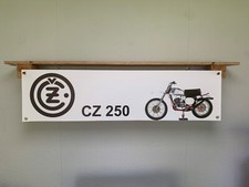CZ 250 Motocross Banner