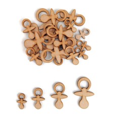 Baby Dummy MDF Craft Shapes