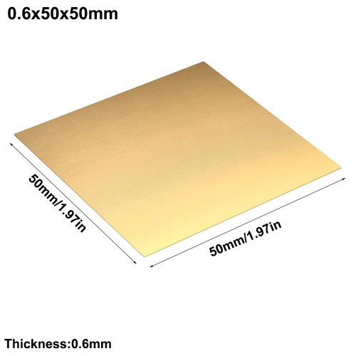 3mm brass plate - 0.5/1/2/3mm,