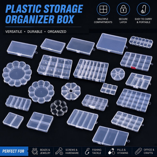 Multiple grids clear plastic - grids,