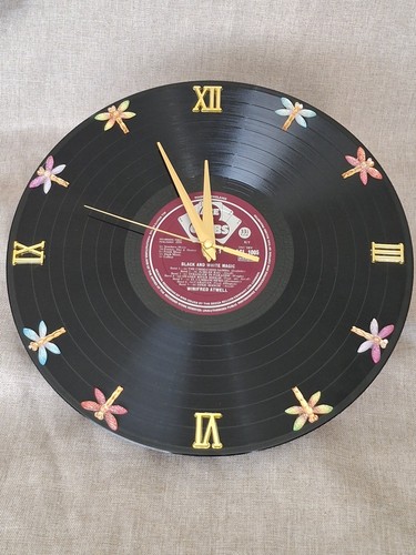 Handmade vinyl record wall - record,