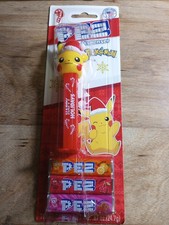 POKEMON ~ Christmas Pez Dispenser ~Pikachu [Pokemon Holiday Backer Card]  2024