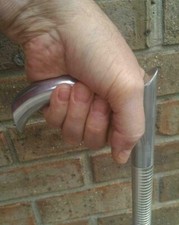 Tactical The Remarkable Stainless Steel New Style Handmade Walking Stick Cane