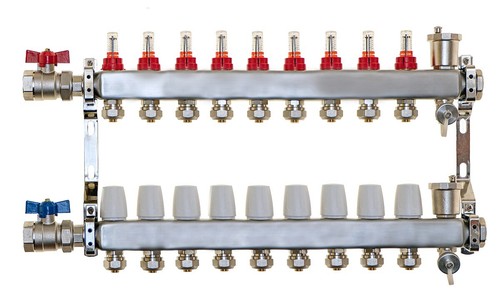 Underfloor heating manifold - underfloor, 9