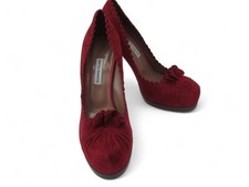 Tabitha Simmons Suede Heels