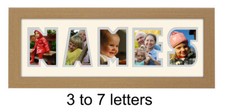 Personalised Photo Frame Word