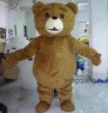 New Teddy Bear of TED Adult Size Halloween Cartoon Mascot Costume Fancy Dress