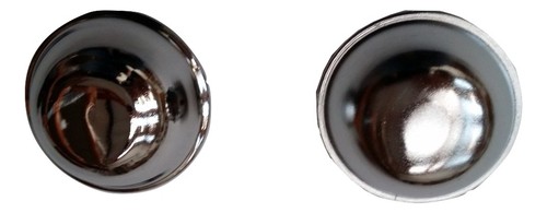 Vespa pair chrome metal - vespa, of