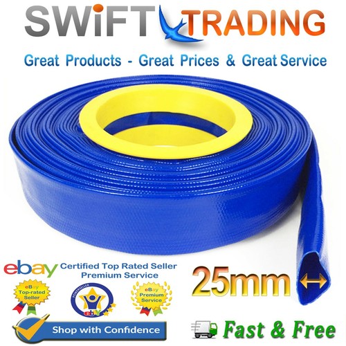 Blue pvc layflat hose - blue,