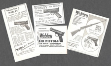 WEBLEY AIR PISTOLS & RIFLE 