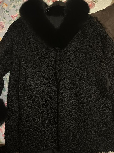 Used astrakhan and mink fur