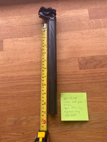 Specialized carbon seat - carbon, post