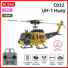RC ERA C032 Huey UH-1 RC Helicopter 1/48 Gyro 6CH 3D One-key Inverted Flight