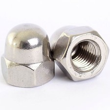 M3 M4 M5 M6 M8 M10 M12 A2 STAINLESS STEEL DOME NUTS HEX DOMED NUTS