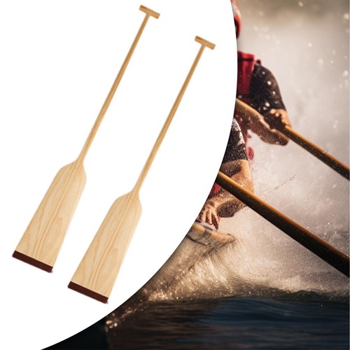 Wooden canoe paddle - wooden,