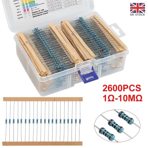 2600 pcs resistors - resistors, assortment