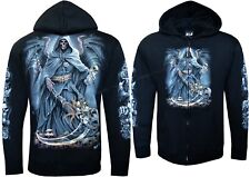 Zip Up Hoodie Grim Reaper w/