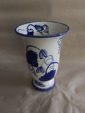 Poole Pottery Blue Vine Vase