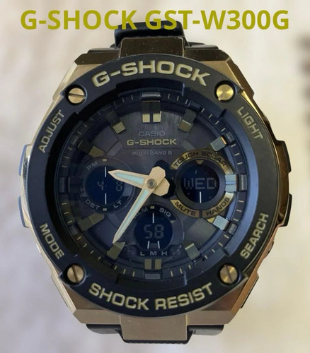 Shock gst w100g mens - gst-w100g, solar