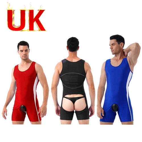 Men open butt bodysuit - uk,