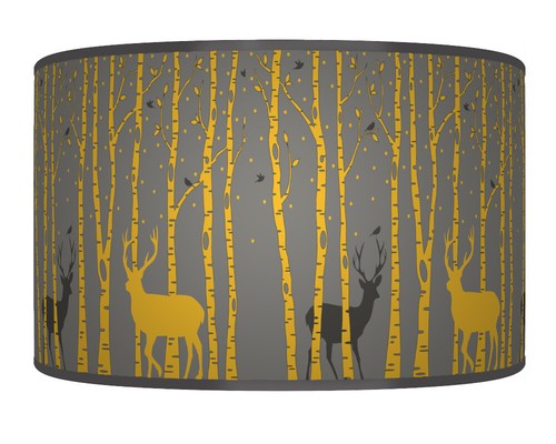 Trees stag deer mustard - deer,
