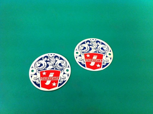 Lambretta badges alloy - lambretta, 50