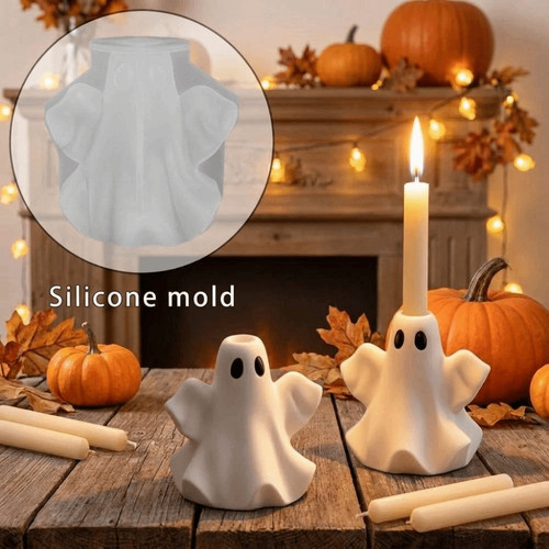 Ghost candlestick silicone - ghost,