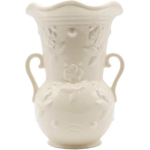 Royal creamware vase falcon - creamware,