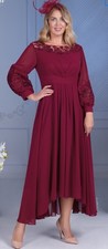 Burgundy mother of the bride/