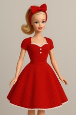 Barbie Knitting Pattern 1950s