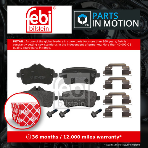 Brake pads set fits - pads,