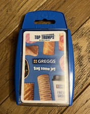 New & Sealed Greggs Top Trumps Specials Card Game 2024 Limited Edition