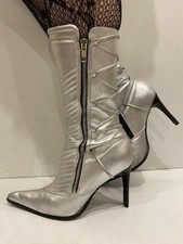 Stunning Faith Silver Leather