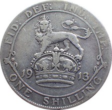 1911 TO 1919 GEORGE V SILVER