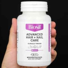 Biosil, Advanced Hair + Nail Care + Biotin, 30 Original Capsules