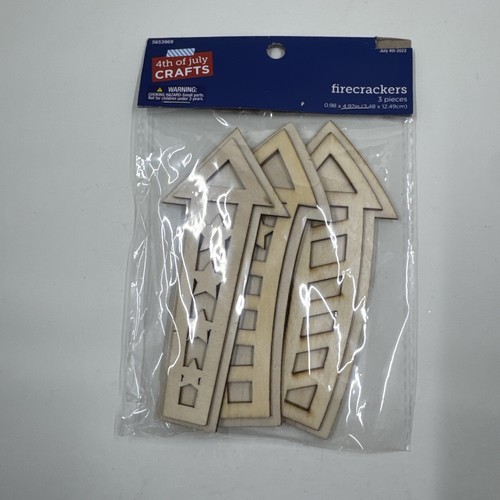 Firecrackers unfinished mdf - unfinished,