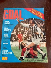 Goal Soccer Weekly Magazine: No. 160, August 28, 1971, Very Good Condition