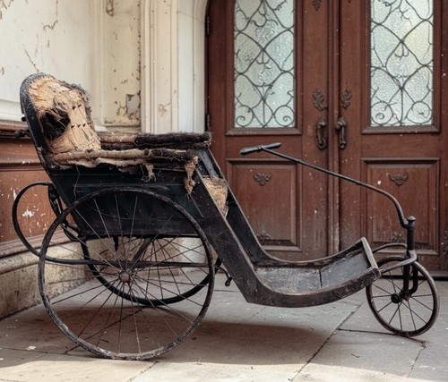 Victorian bath chair - victorian, chair,