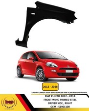 FIAT PUNTO 2012 - 2018 FRONT WING FENDER RIGHT DRIVER SIDE PANEL PRIMED 