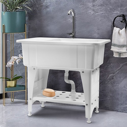 Sink white utility - sink,
