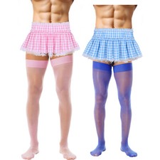 UK Sissy Mens Satin Lace